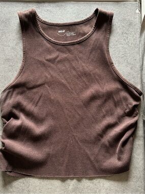 Brown aerie tank top